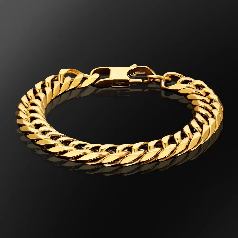 6-Sided | 10mm Miami Cuban Link Bracelet KRKC