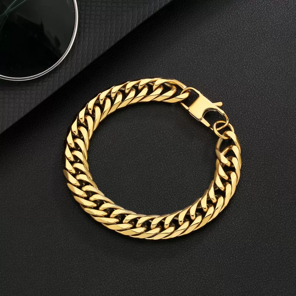 6-Sided | 10mm Miami Cuban Link Bracelet KRKC