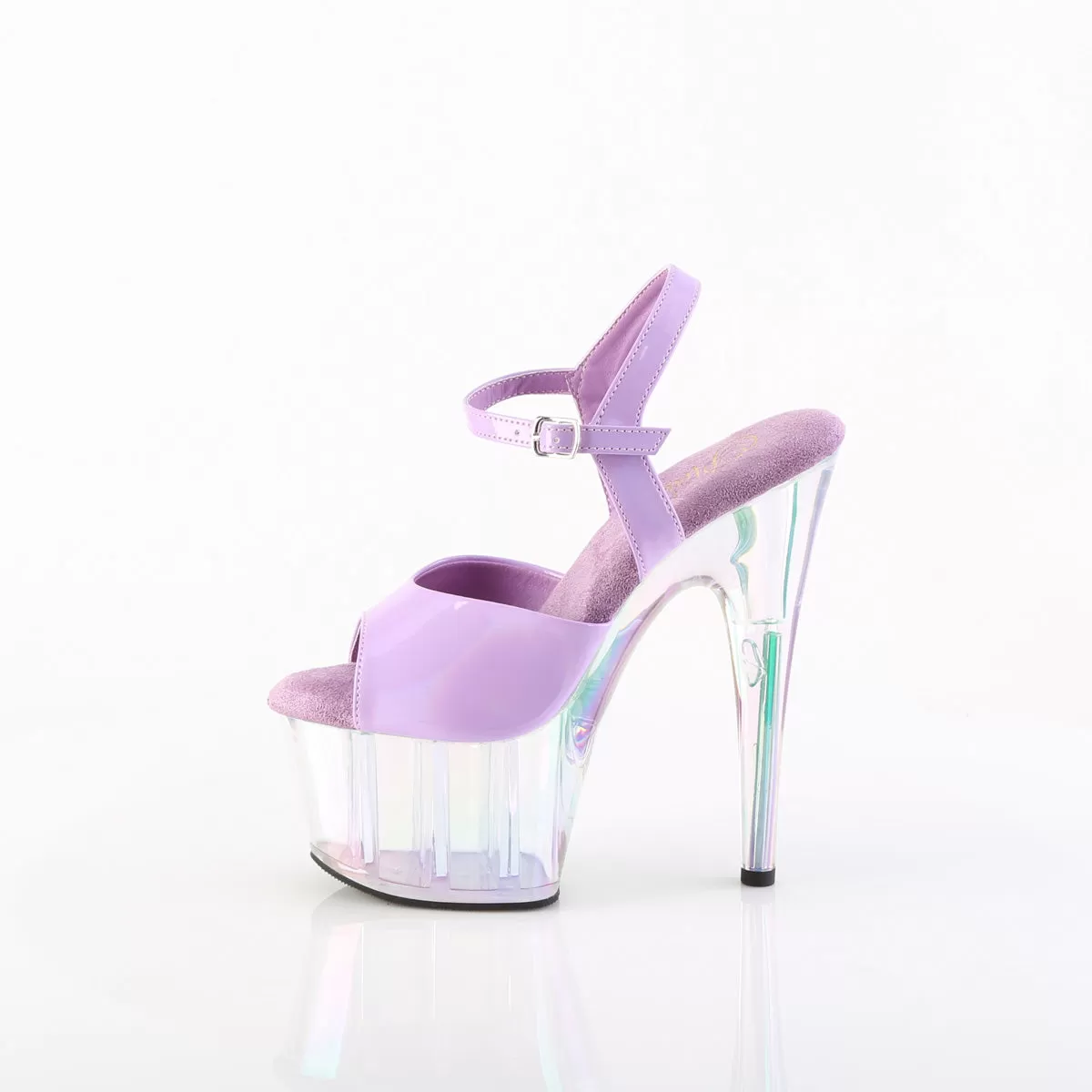 7 Inch Heel ADORE-709HT Lavender Holo