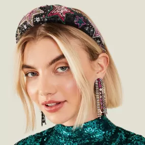 Accessorize London Women's Star Sequin Headband