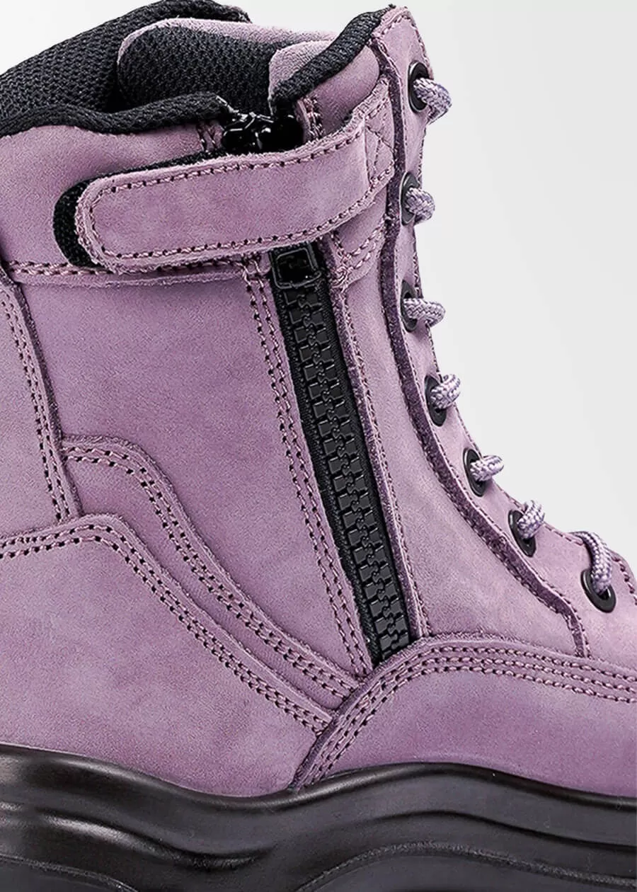 Achieves: womens safety work boots (zip)