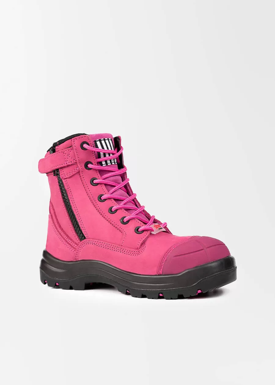 Achieves: womens safety work boots (zip)