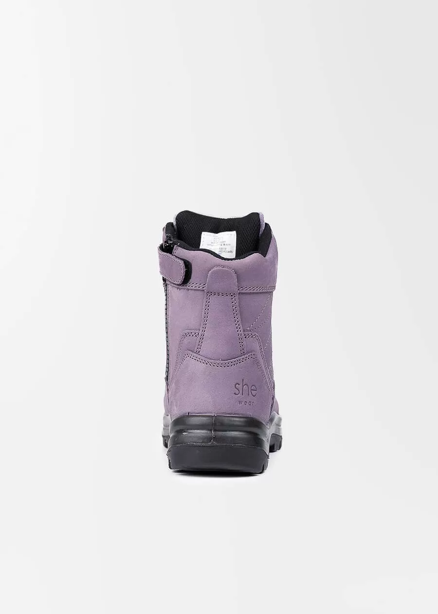 Achieves: womens safety work boots (zip)