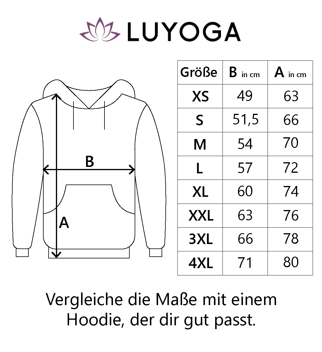 Achtsam Bio Hoodie Unisex