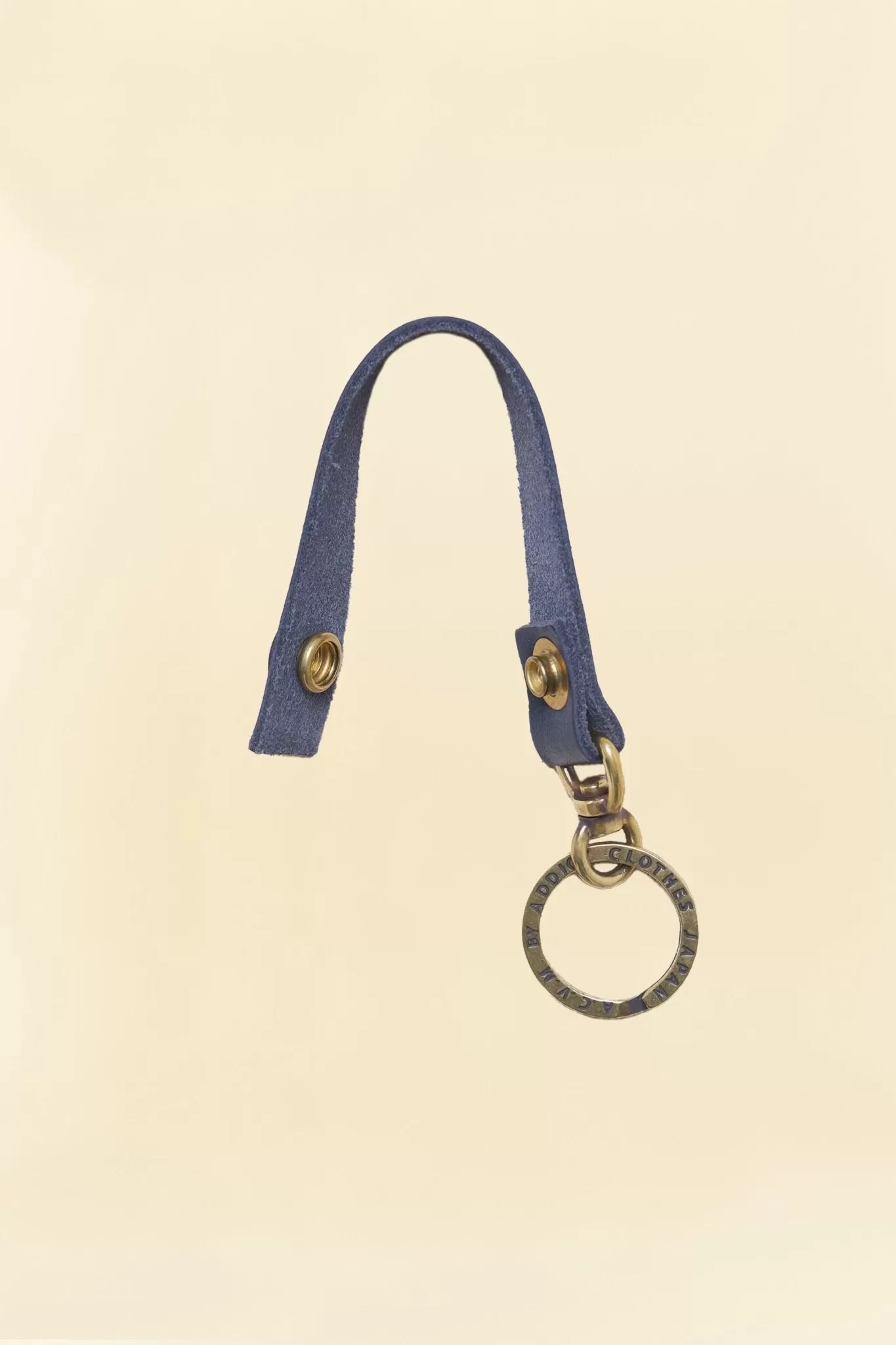 Addict Clothes Steerhide Key Holder - Dark Blue