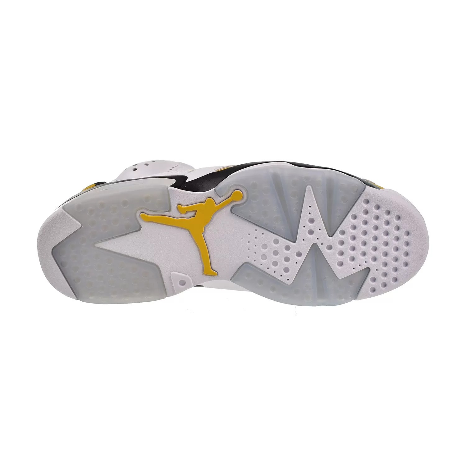 Air Jordan 6 Retro Men's Shoes Yellow Ochre-Black-White