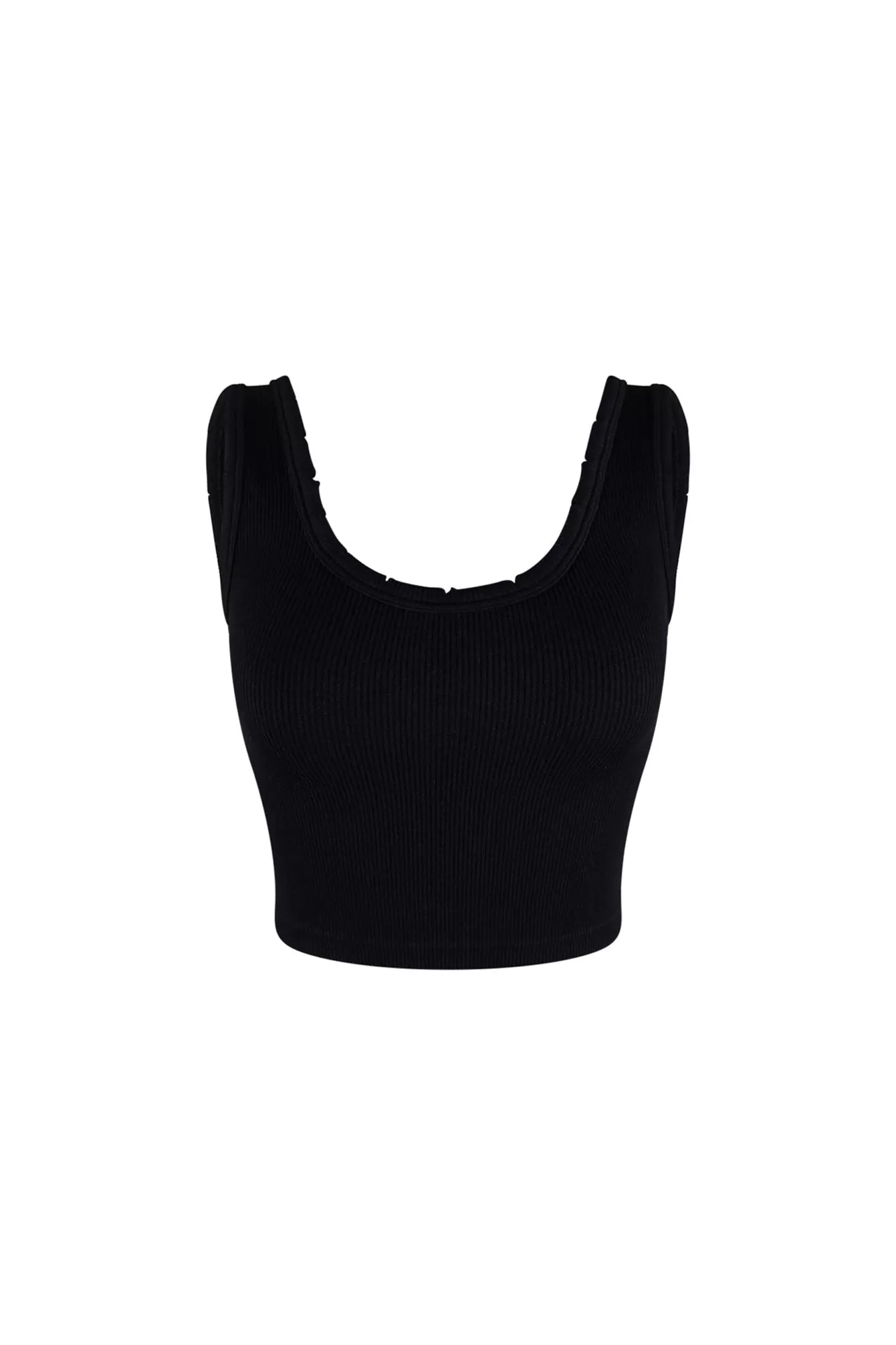 Alexis Side Eyelet Ribbed Tank Top