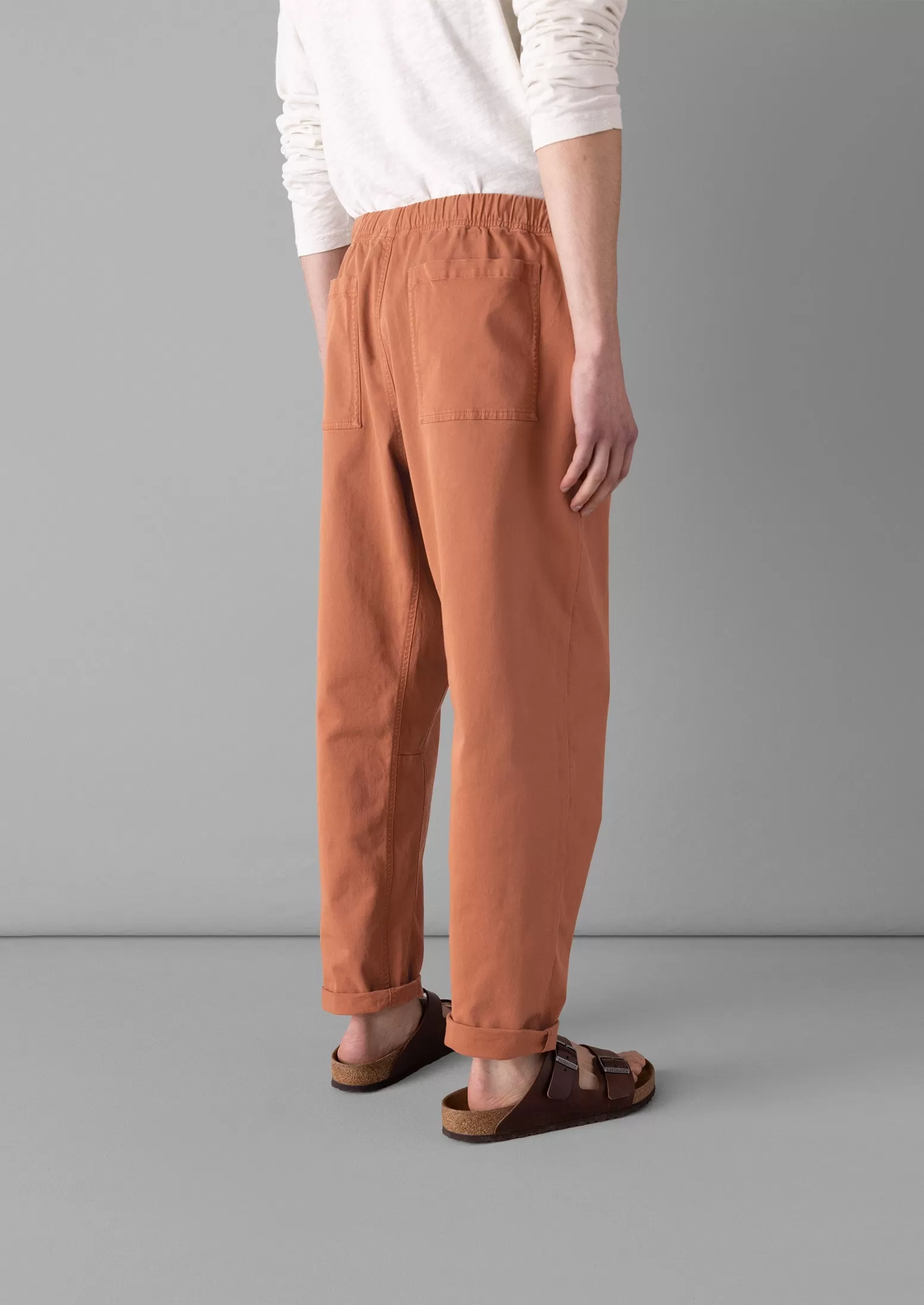 Alfie Cotton Twill Pants | Washed Copper