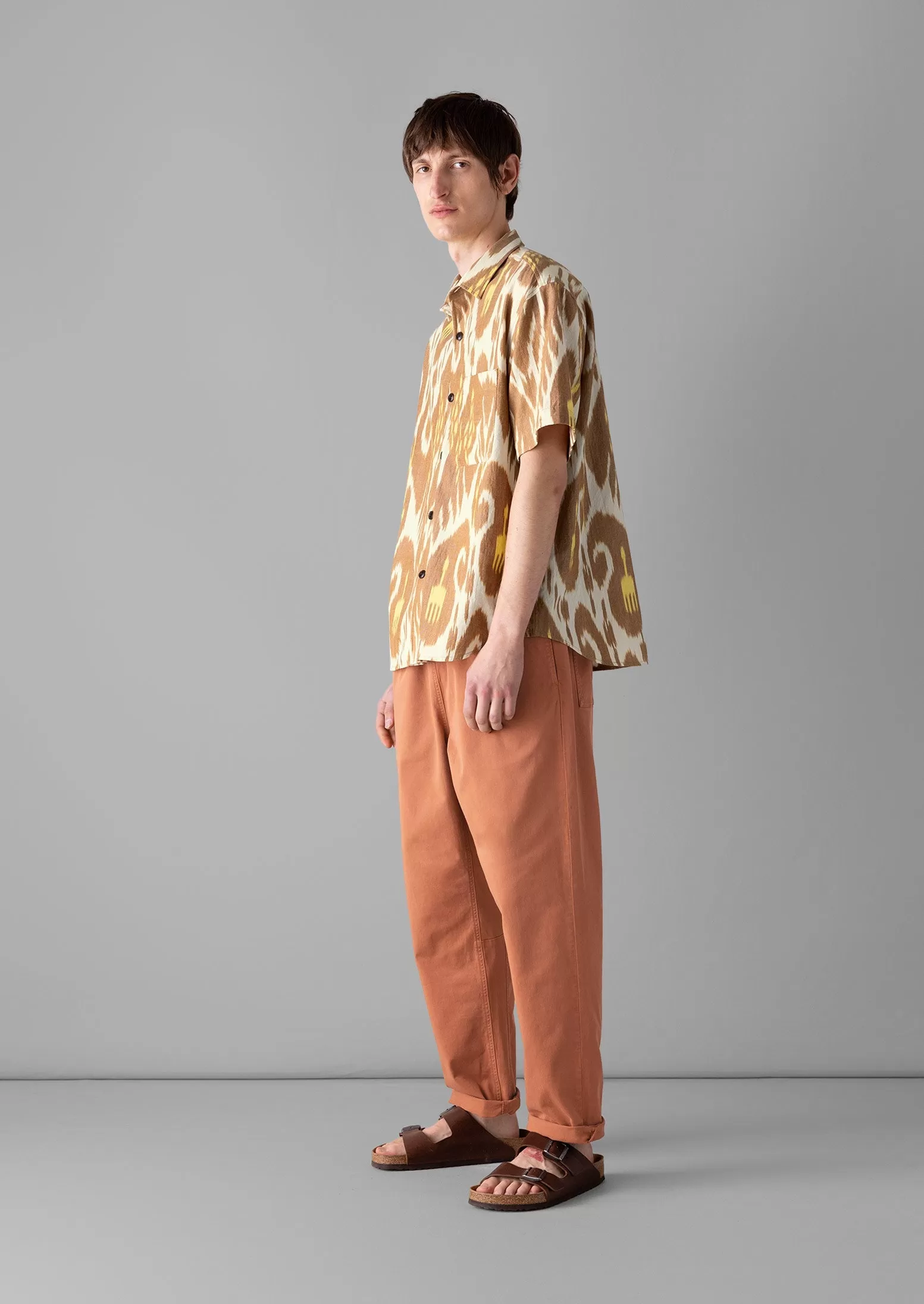 Alfie Cotton Twill Pants | Washed Copper