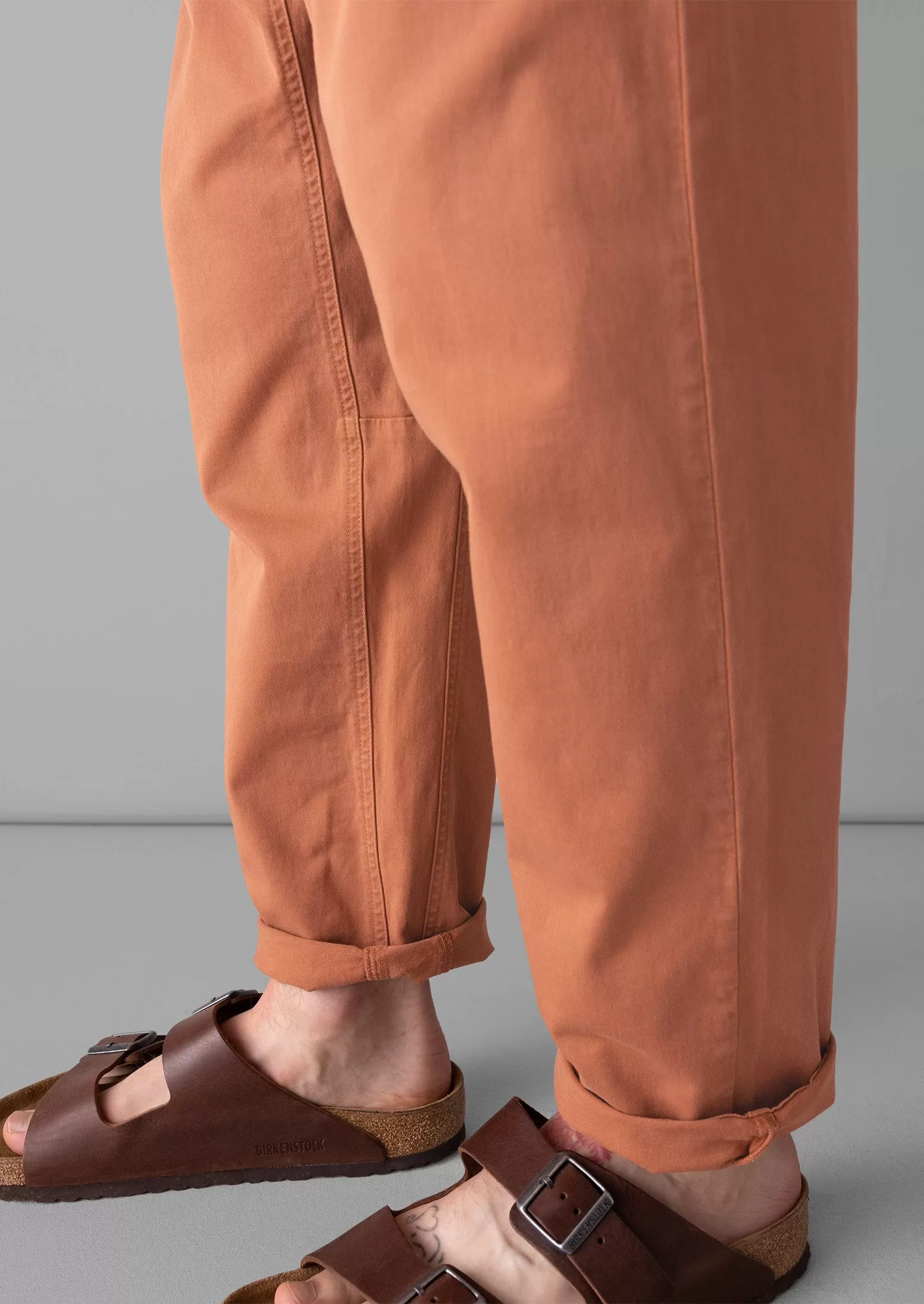 Alfie Cotton Twill Pants | Washed Copper