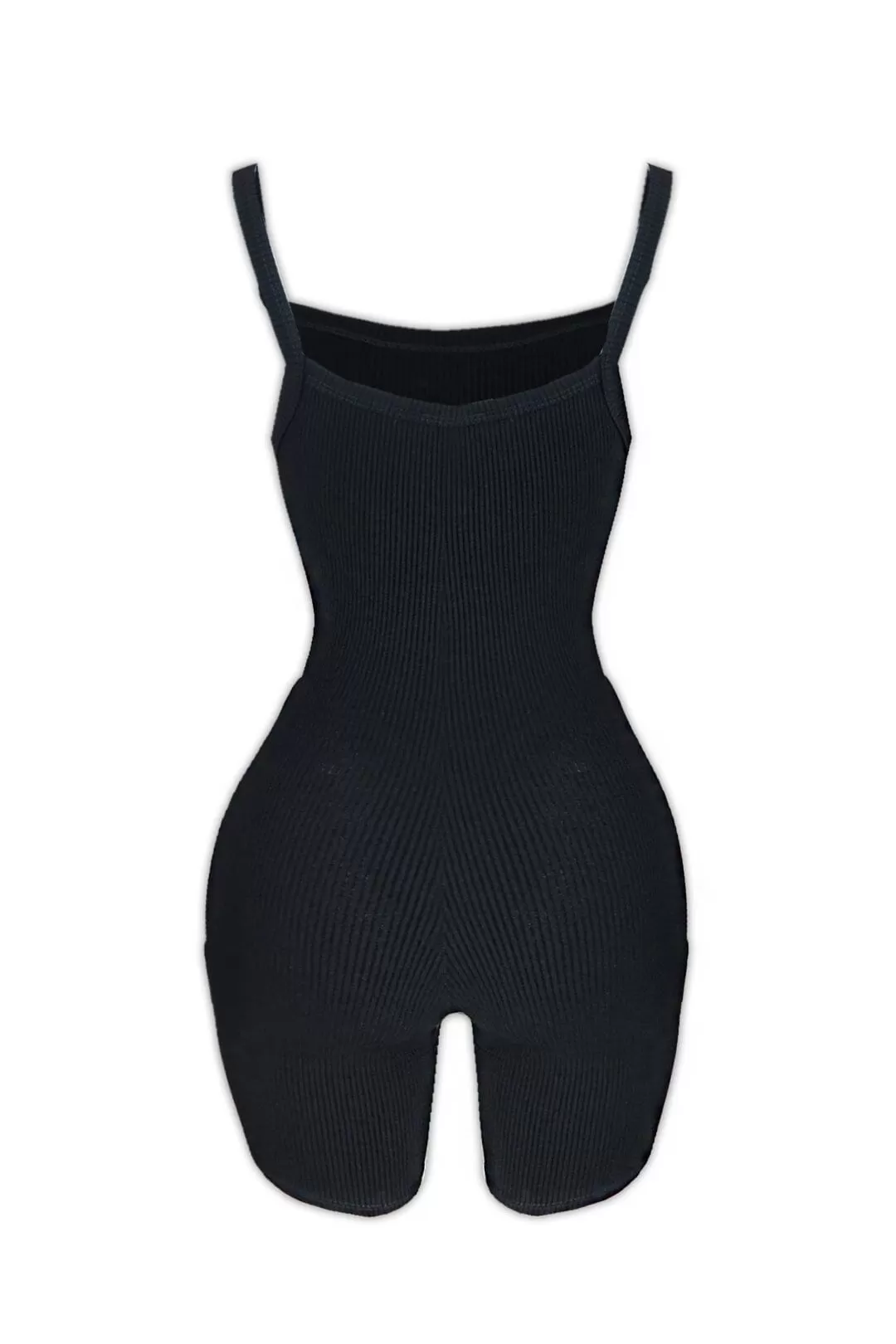 All or Nothing Ribbed Tight Romper