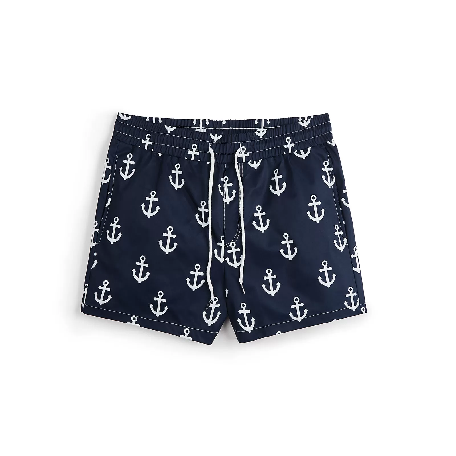 ANCHOR TROPICAL PRINTED 5'' INSEAM INSEAM SWIM TRUNKS