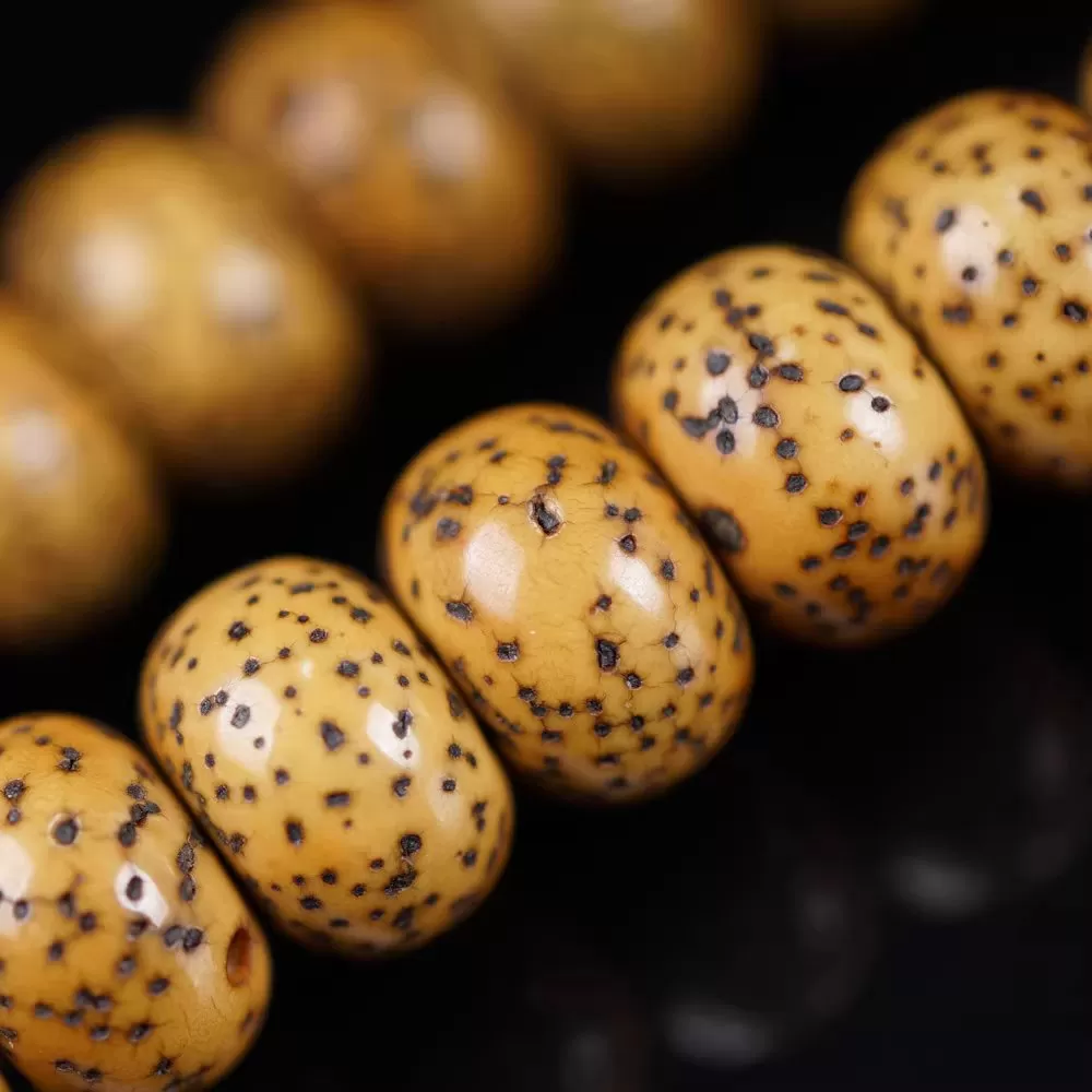 Antique Tibetan Red Lotus Seed Mala