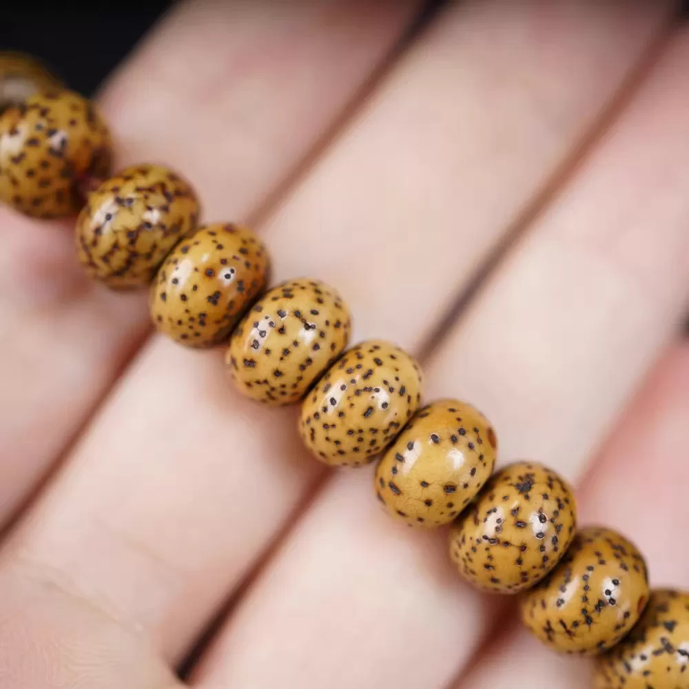 Antique Tibetan Red Lotus Seed Mala