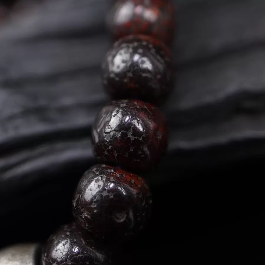 Antique Tibetan Red Lotus Seed Mala