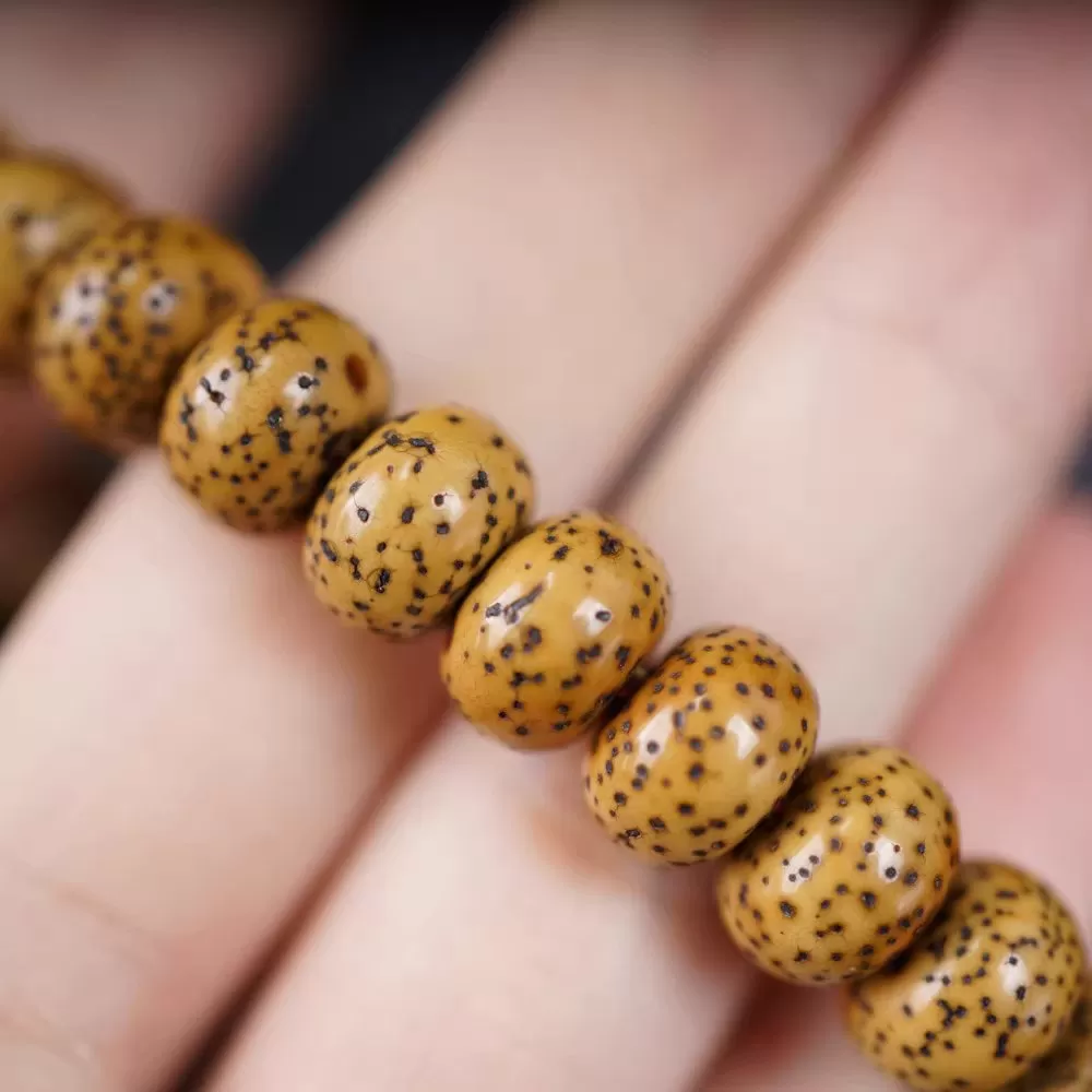 Antique Tibetan Red Lotus Seed Mala