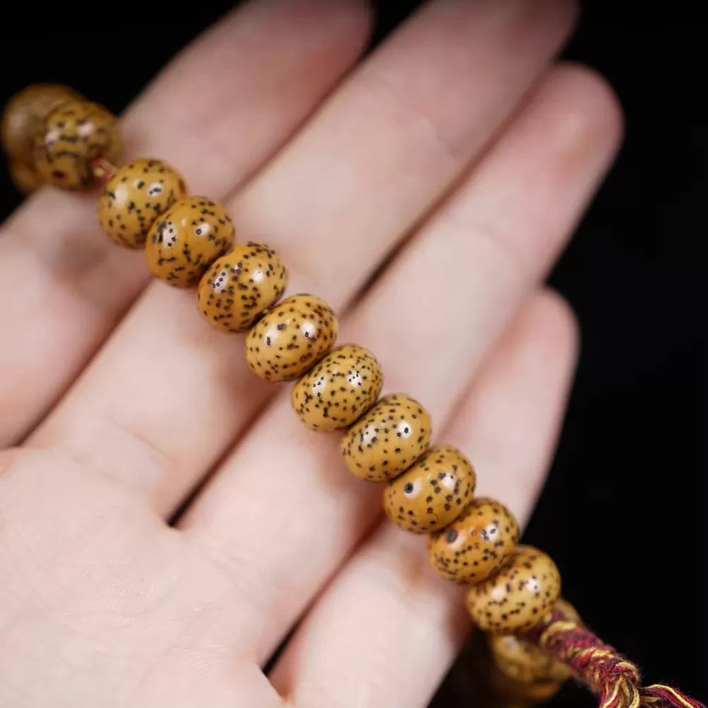 Antique Tibetan Red Lotus Seed Mala