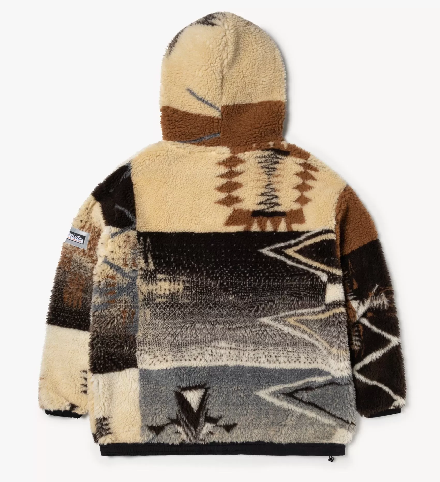 Aries Arise Oversized Ikat Fleece Hoodie