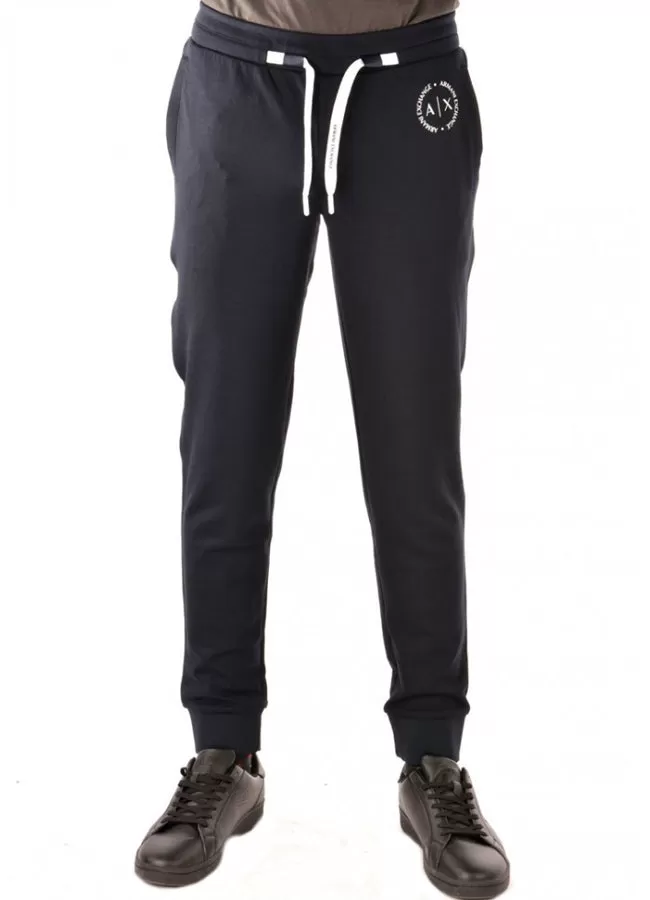 Armani Exchange Poly Rayon Interlock Joggers