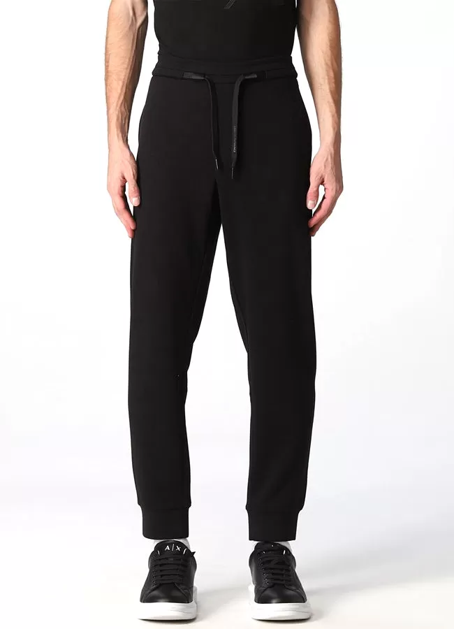 Armani Exchange Poly Rayon Interlock Joggers