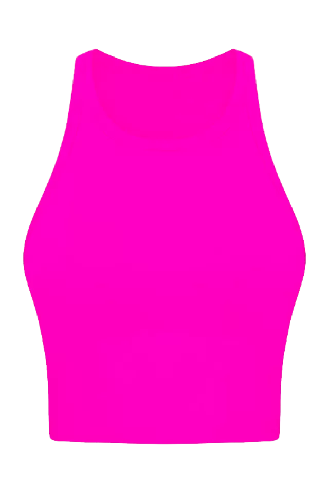 Athena Fuchsia Crop Top