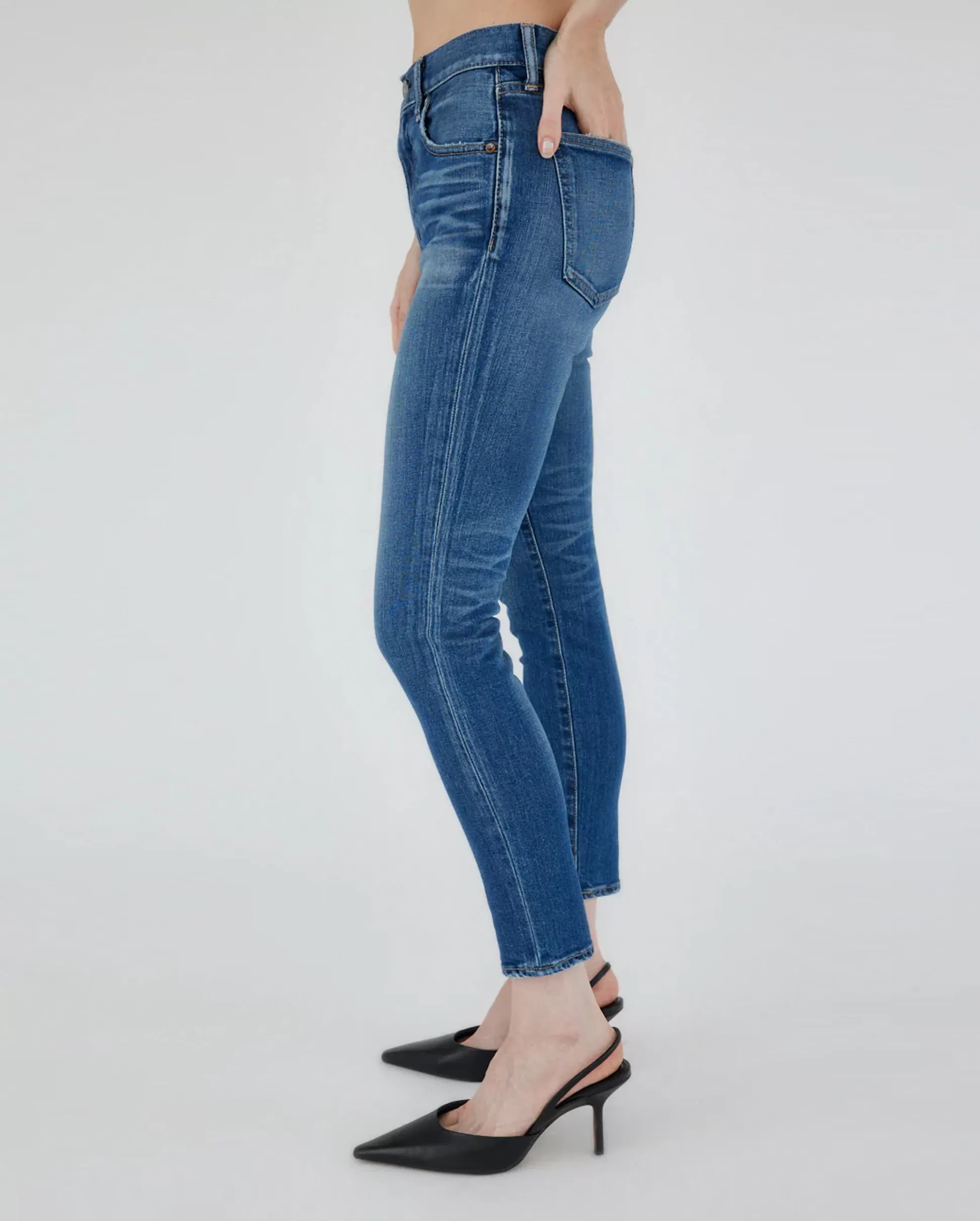 BALLENA HIGH RISE SKINNY / BLUE