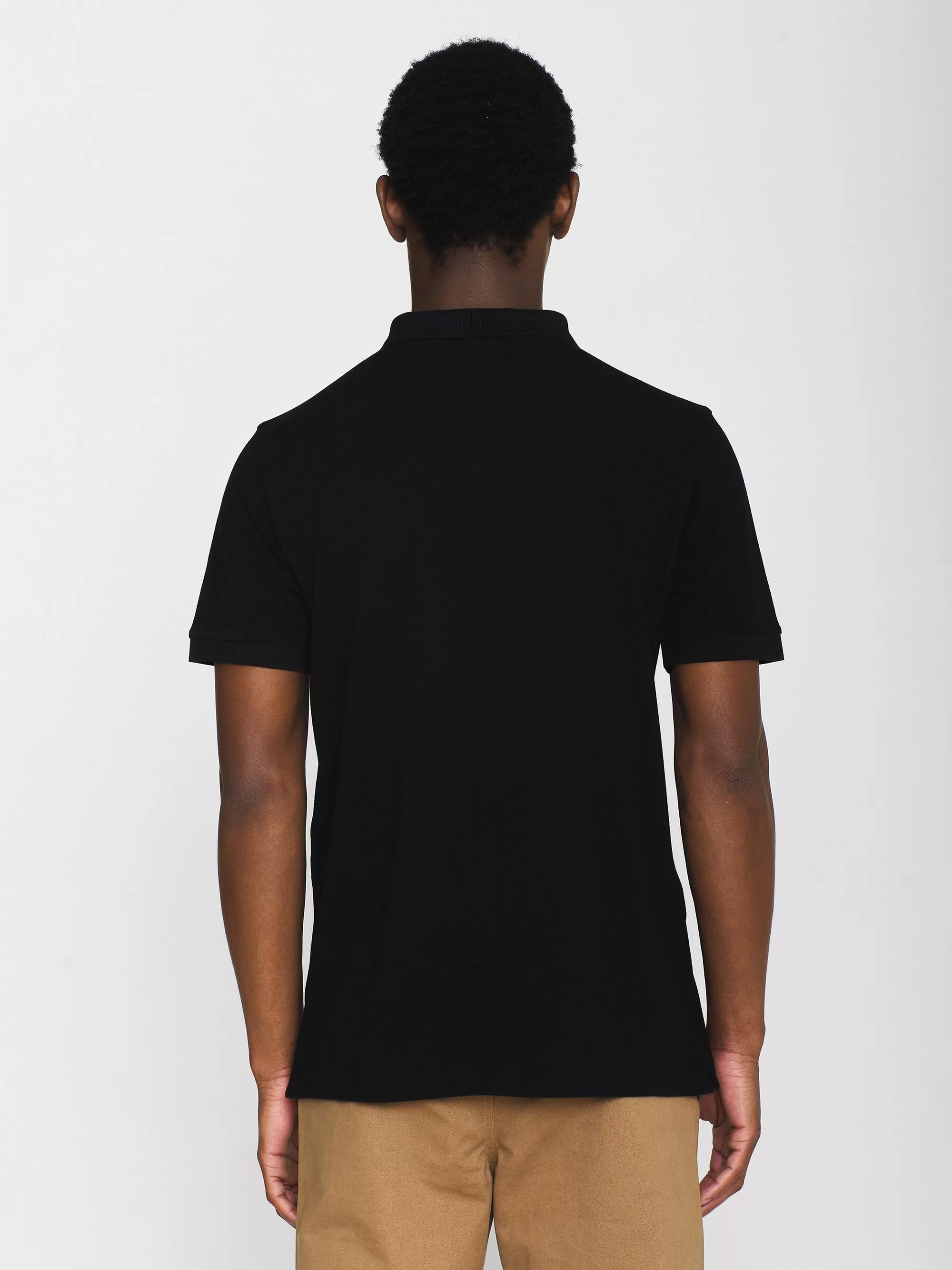 Basic badge polo - Black Jet