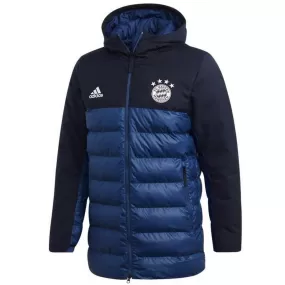 Bayern Munich soccer navy down padded jacket 2019/20 - Adidas