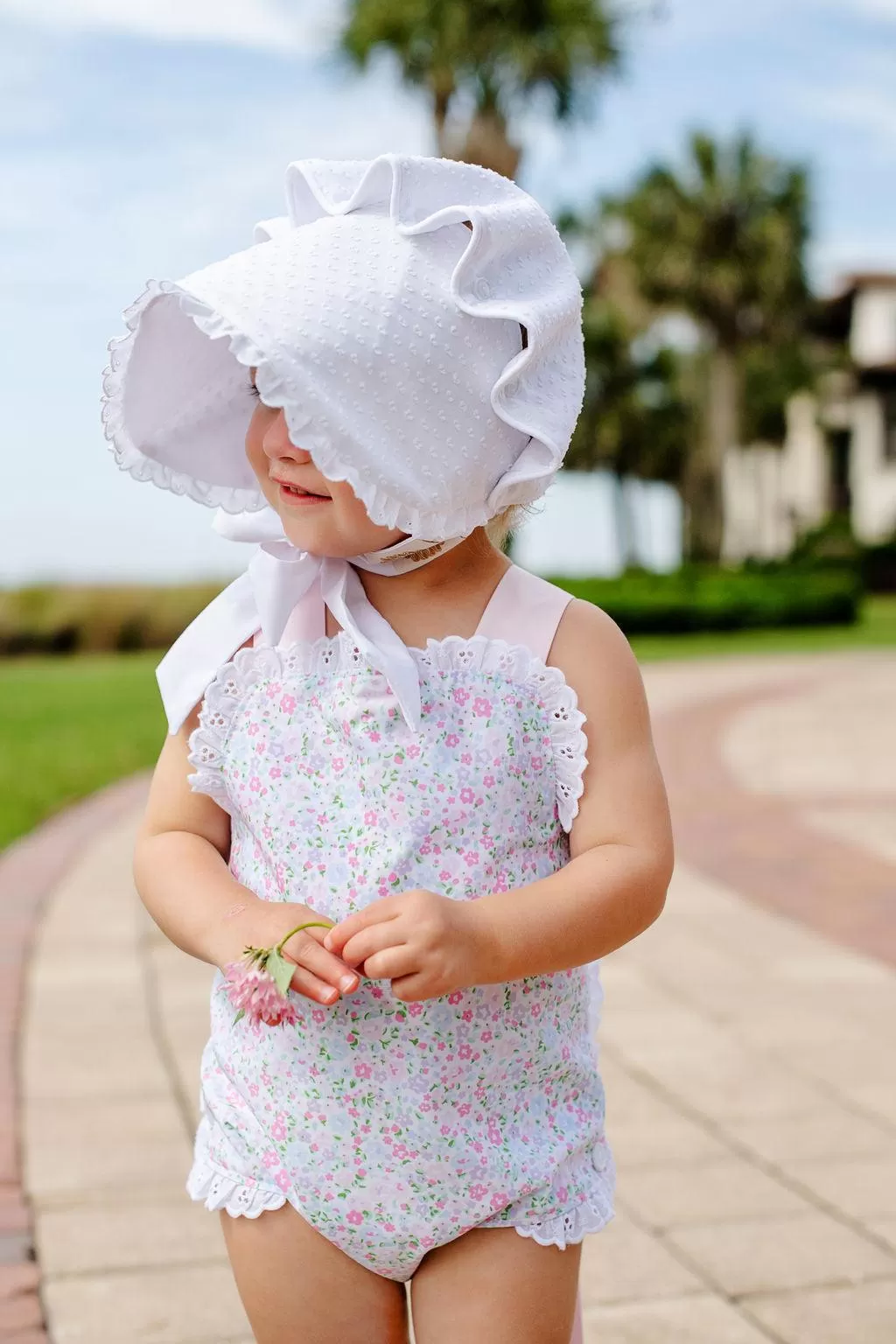 Beaufort Bonnet Bellefaire Bonnet, White Dallas Dot