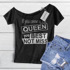 Best Not Miss - Off the Shoulder Tee