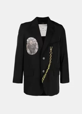 Black "Limpet Shell" Blazer