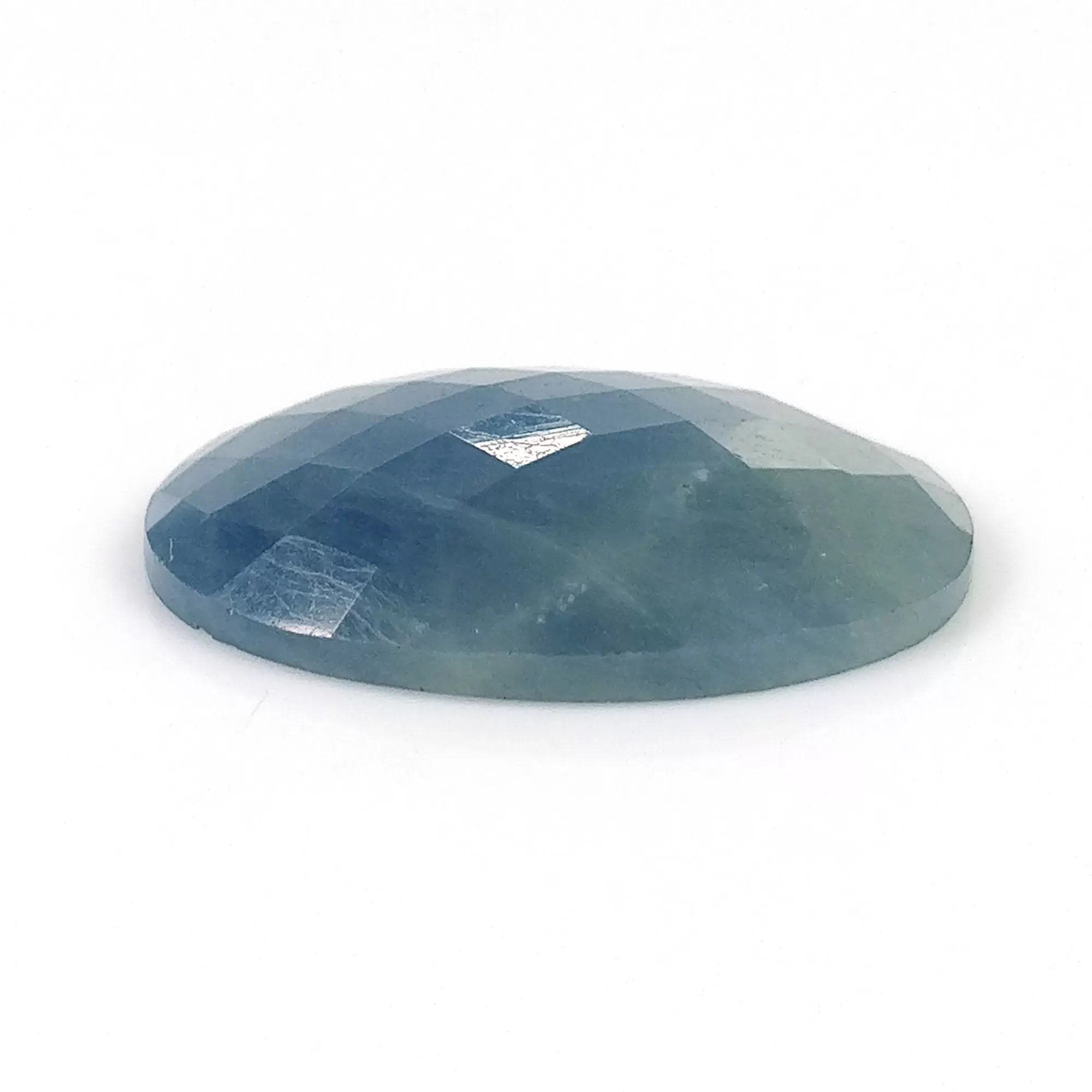 BLUE SAPPHIRE Gemstone Rose Cut : 23.40cts Natural Untreated Unheated Sapphire Pear Shape 18*25mm Pair (With Video)