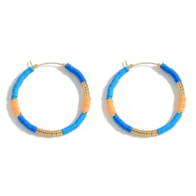 Blue Waters Beaded Hoop