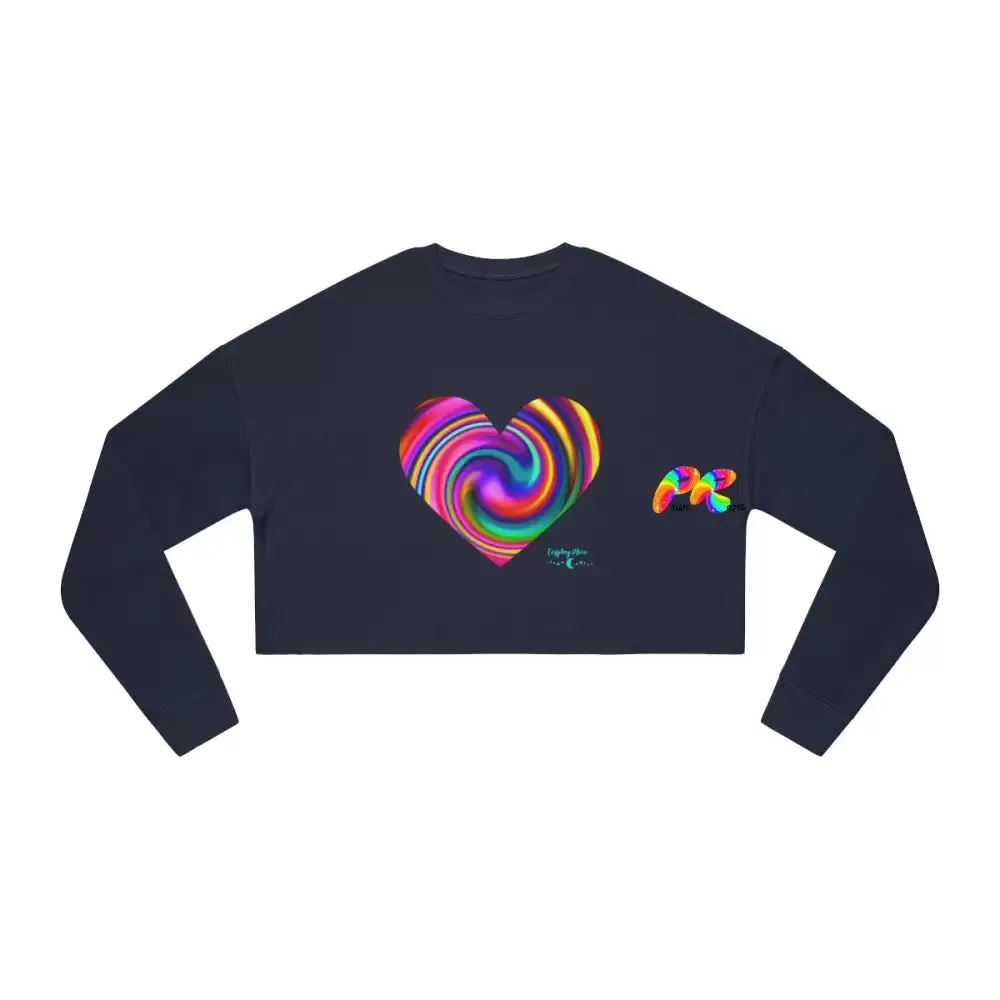 Bright Heart Women's Cropped Sweatshirt