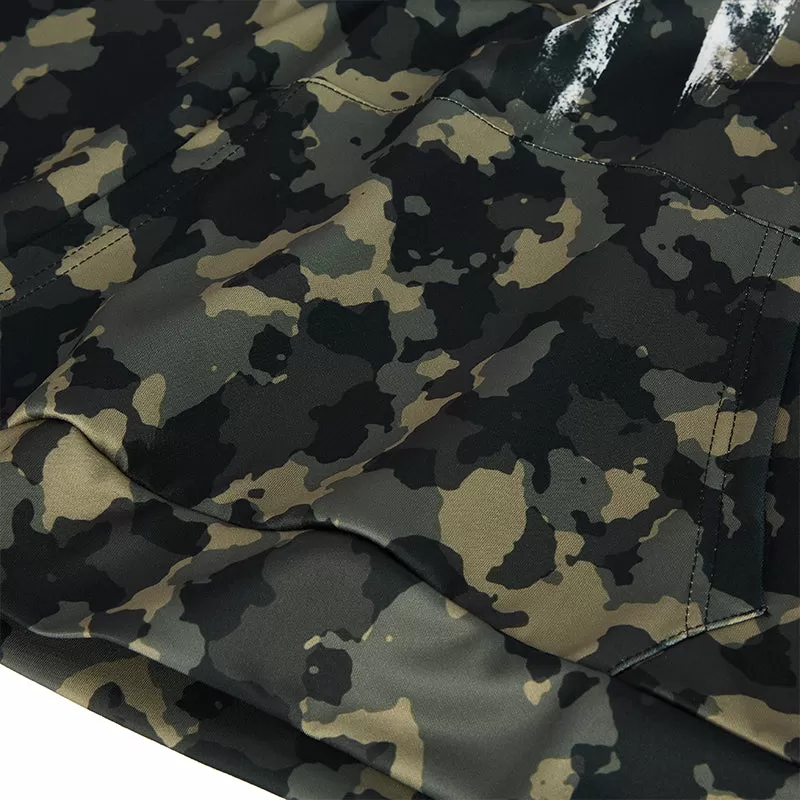 CAMO USA FLAG PRINTED HOODIE