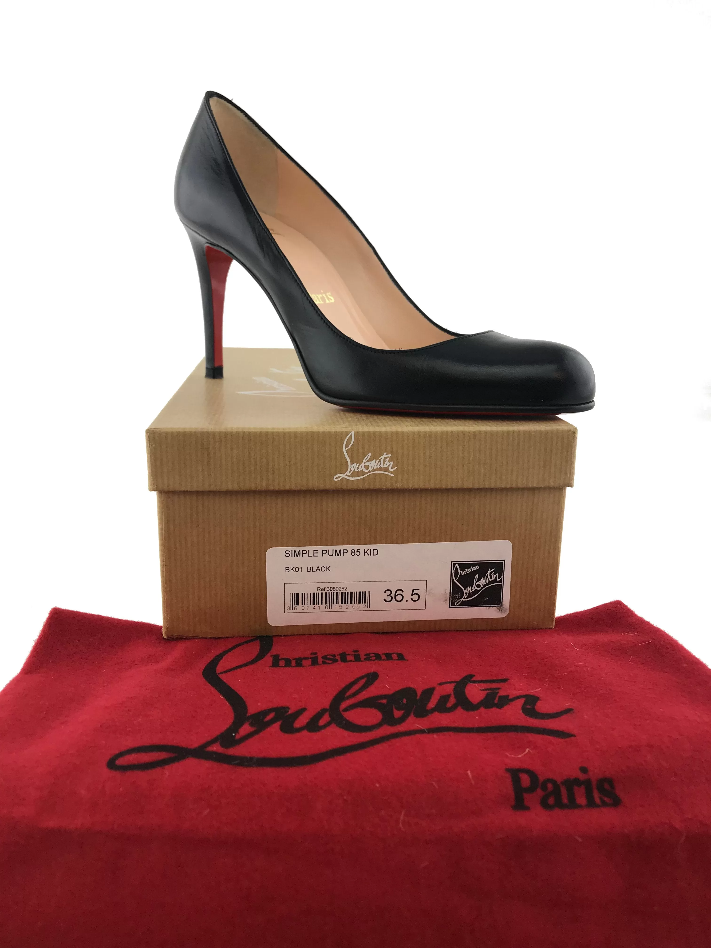 Christian Louboutin Leather Simple Pumps Size 6.5