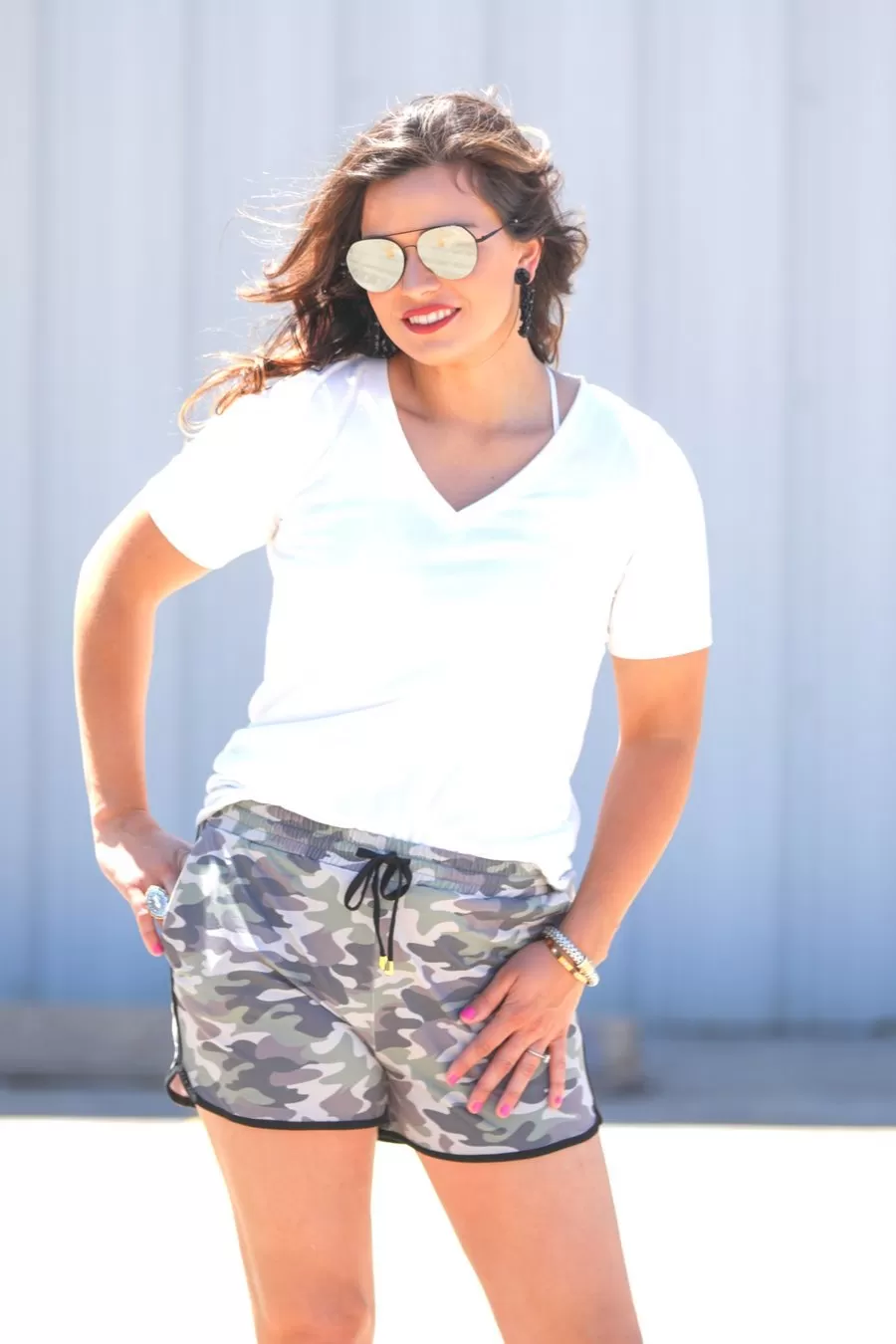 Codie Camo Drawstring Everyday Shorts