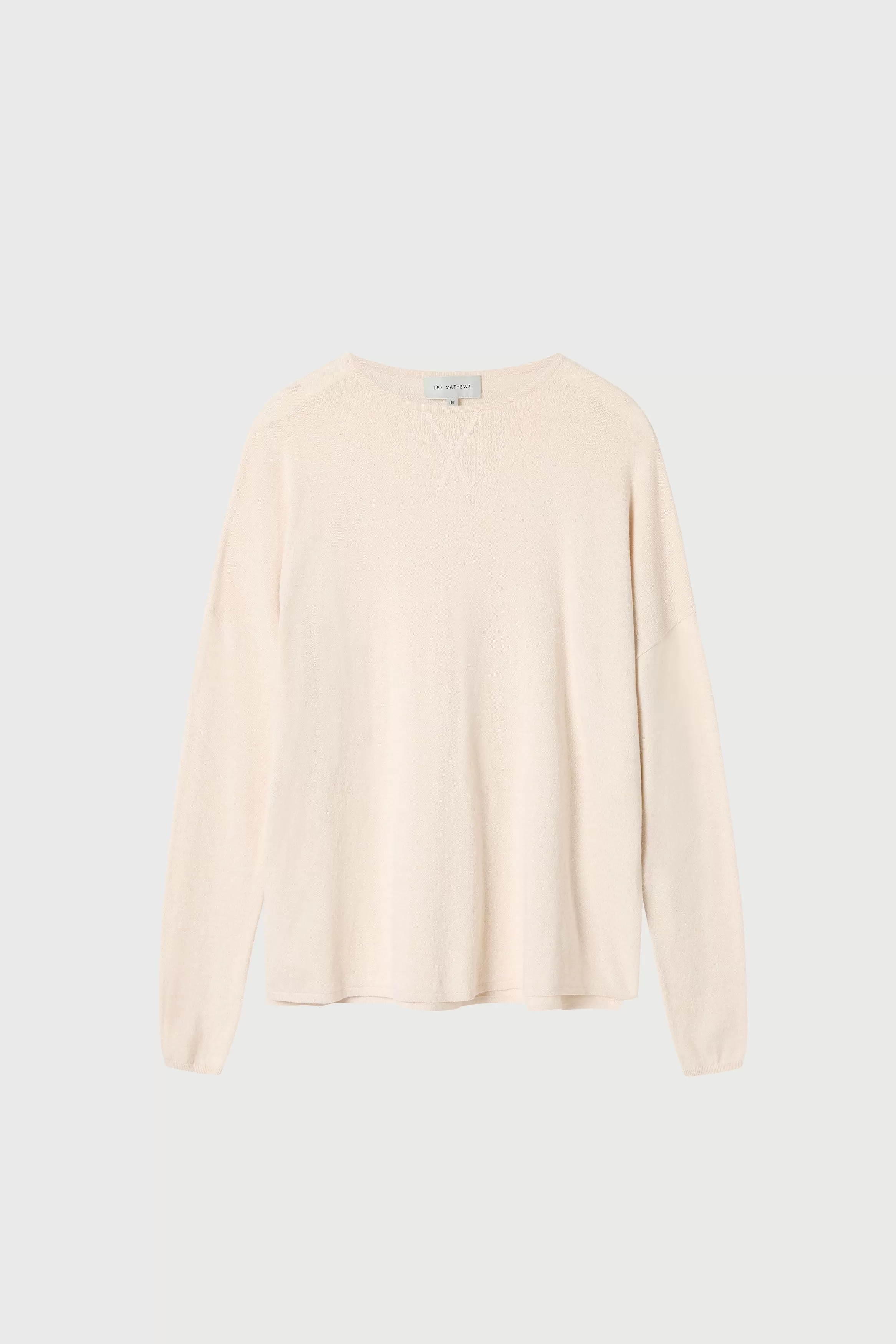 Cotton Cashmere LS Boxy Knit