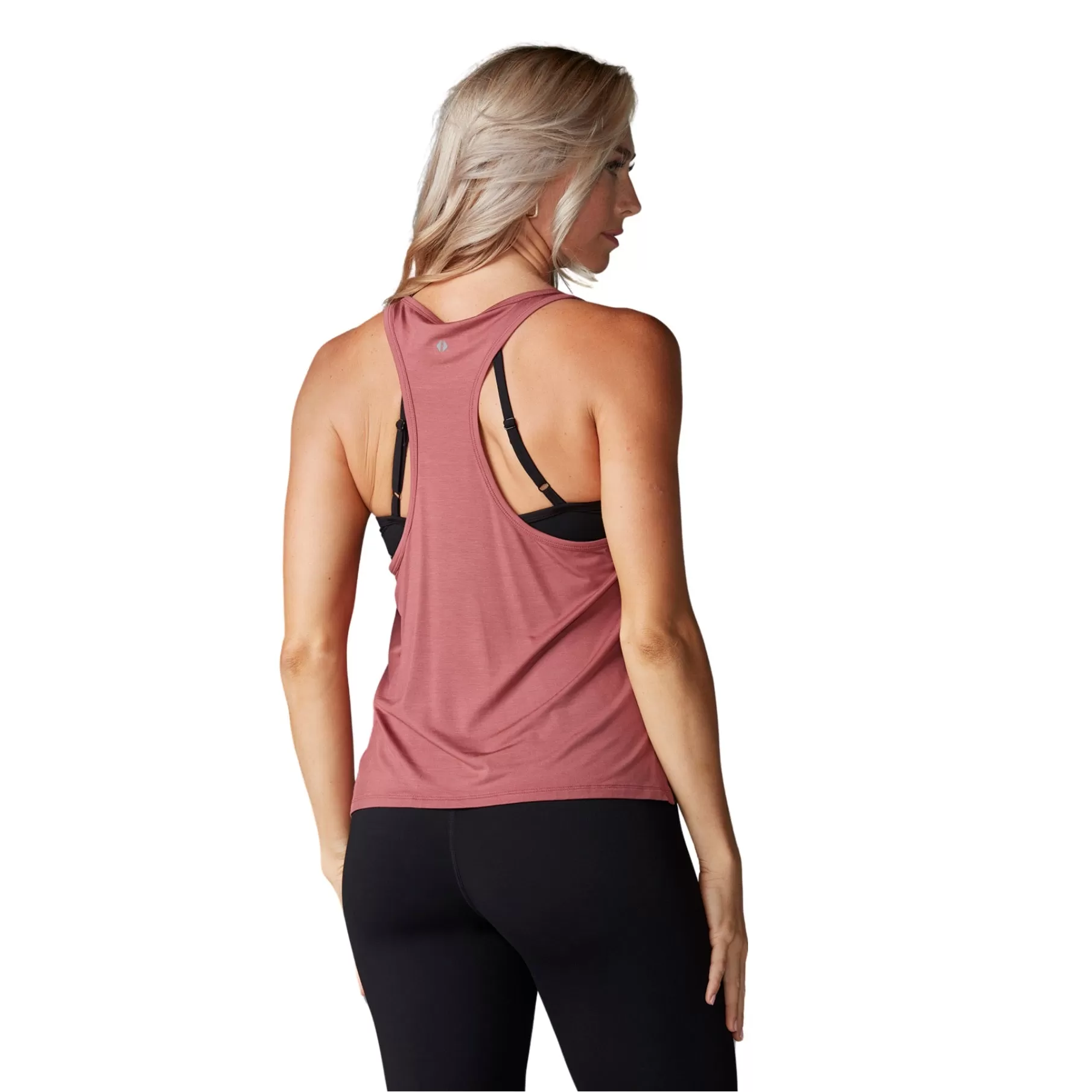 CROP RACERBACK TANK -  MESA