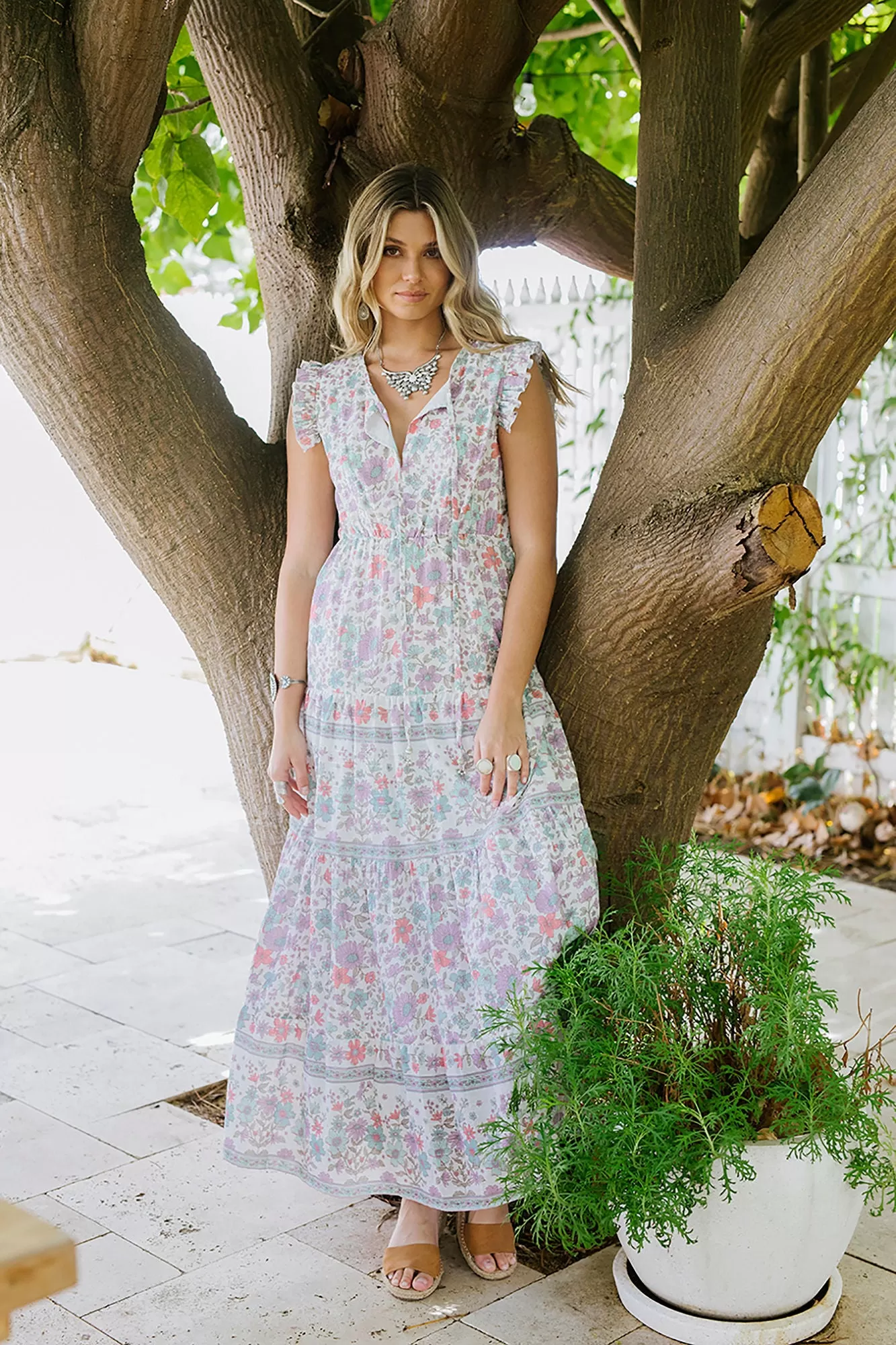 Daisy Maxi Dress - Wandering Violet