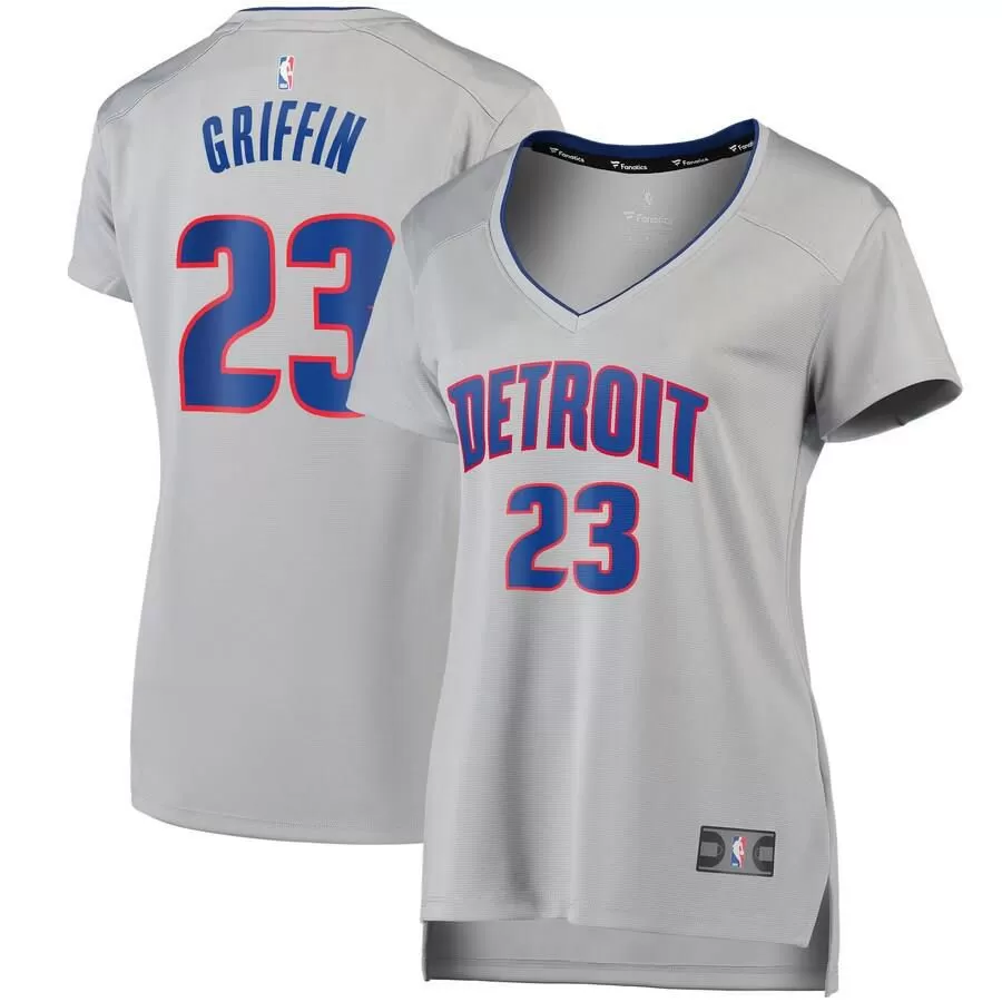 Detroit Pistons Blake Griffin Fanatics Branded Replica Fast Break Player Statement Jersey Womens - Grey | Ireland C8552K2