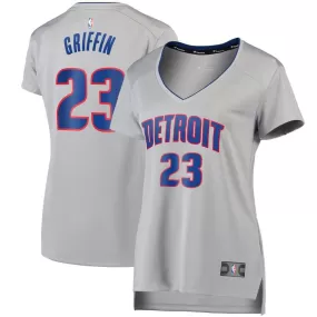 Detroit Pistons Blake Griffin Fanatics Branded Replica Fast Break Player Statement Jersey Womens - Grey | Ireland C8552K2