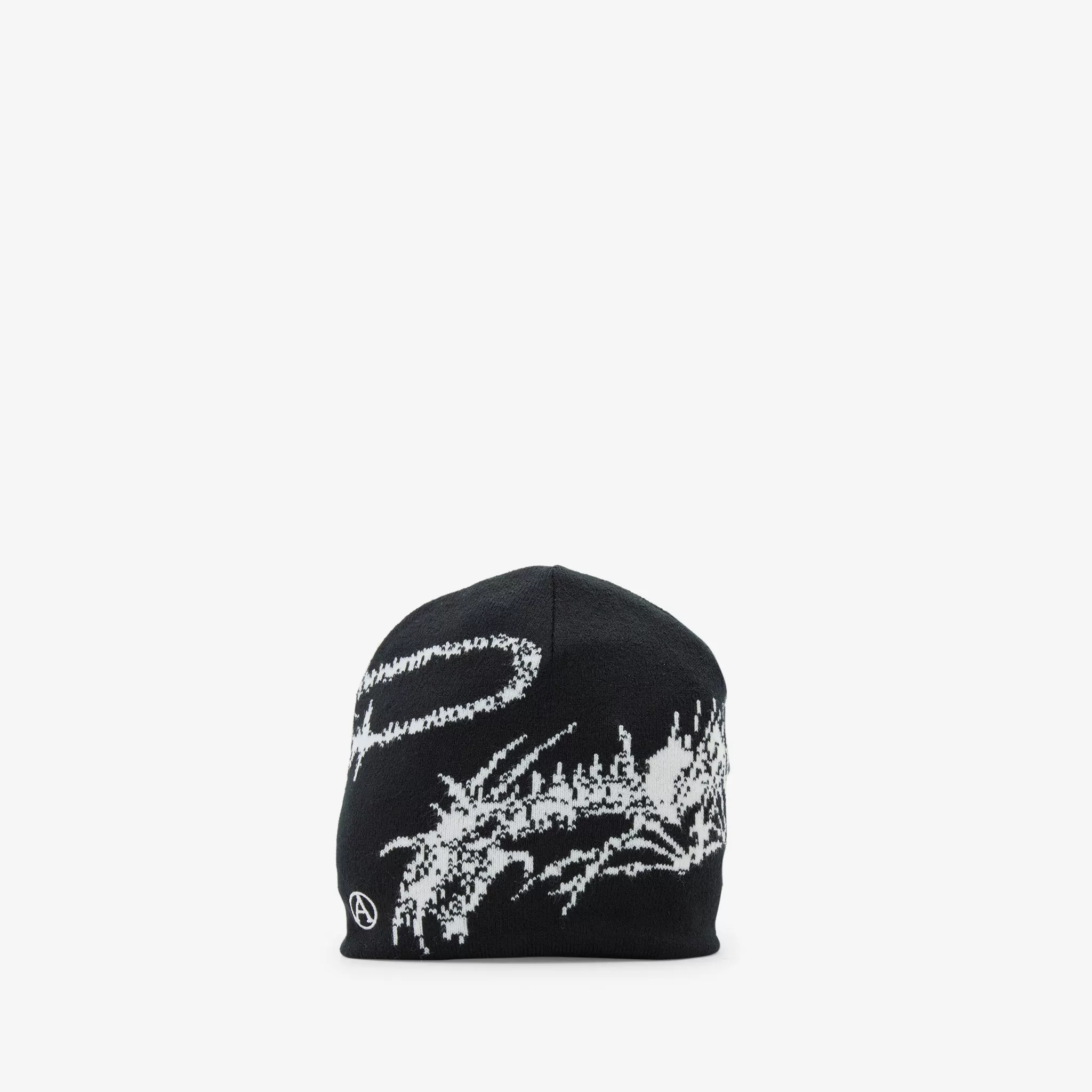 Dragon Skeleton Beanie Black