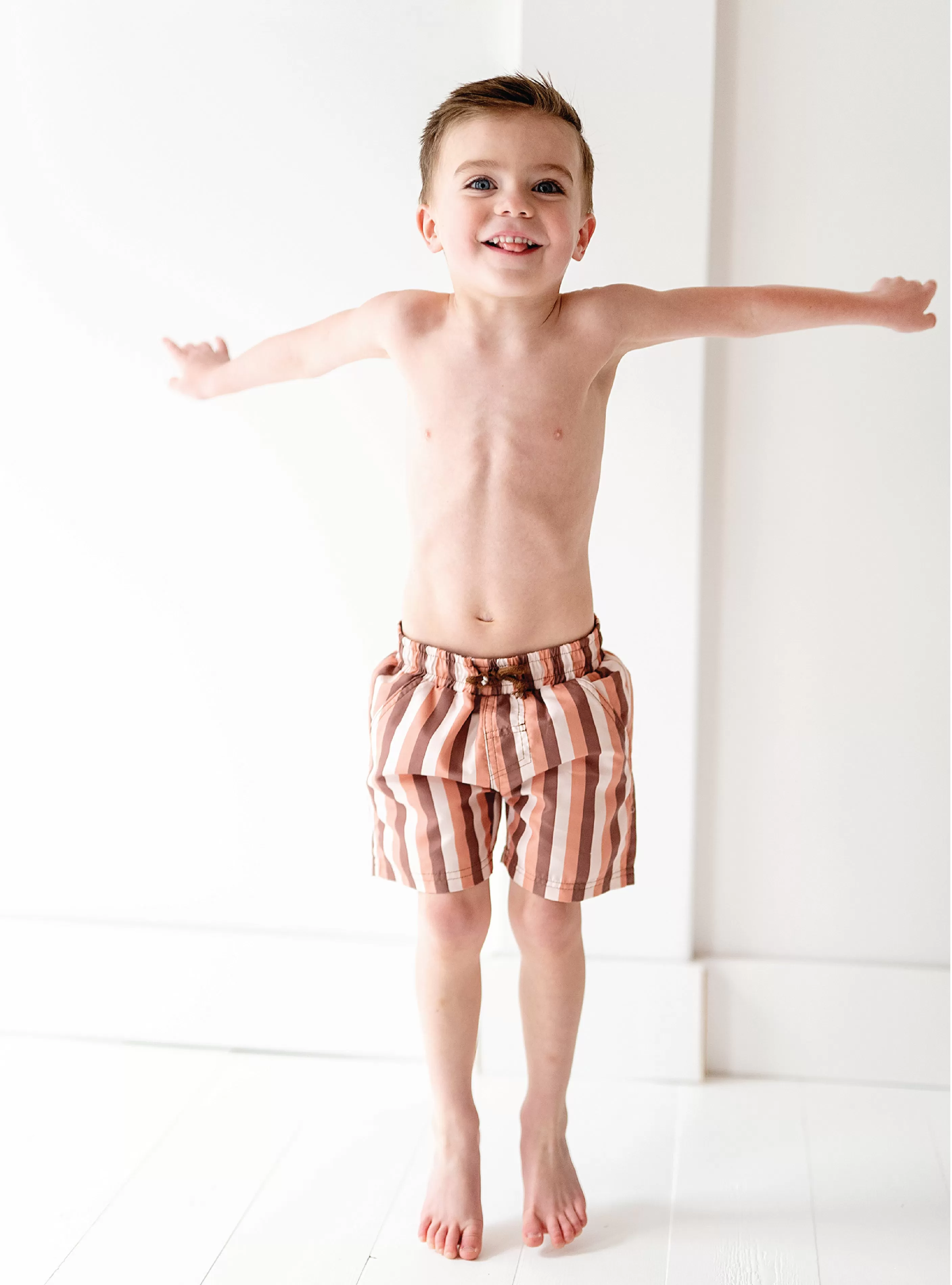 Earthy Stripe Shorts