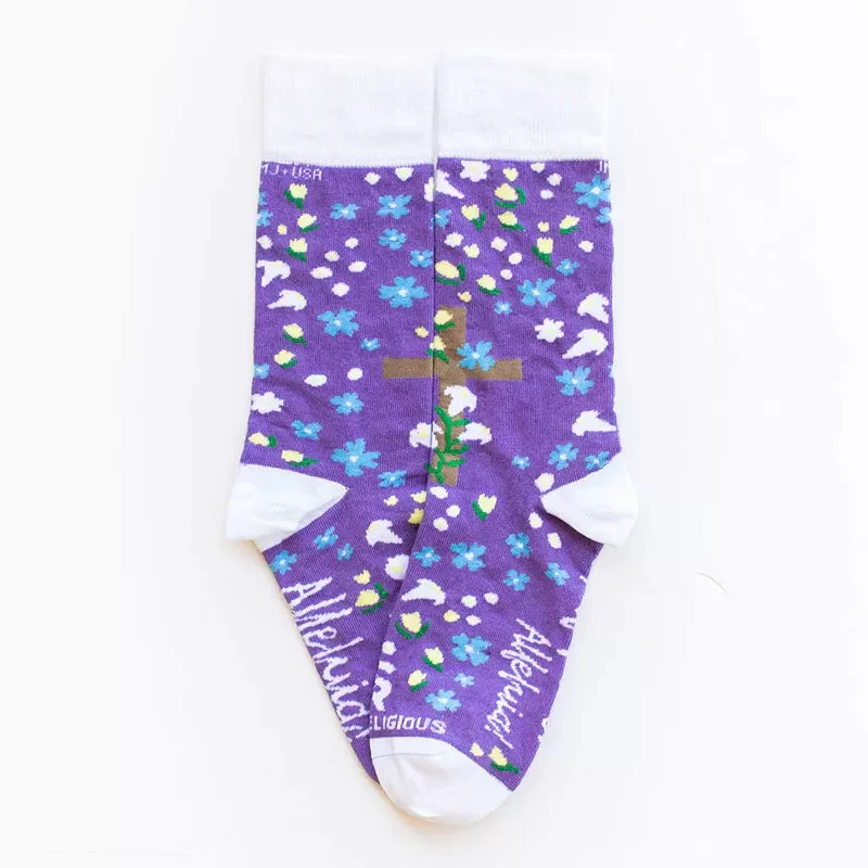 Easter Bloom Socks - XL