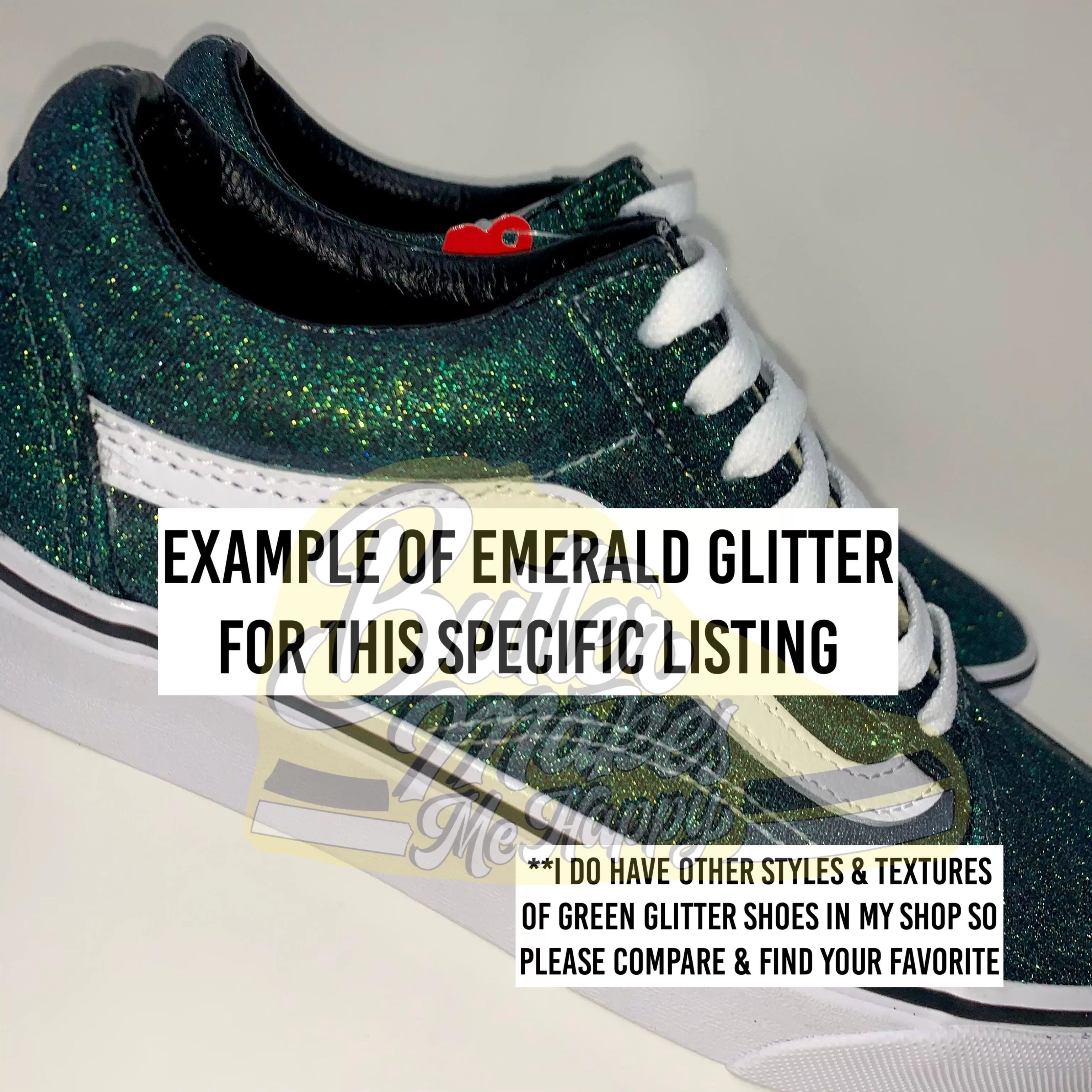 Emerald Glitter TOMS