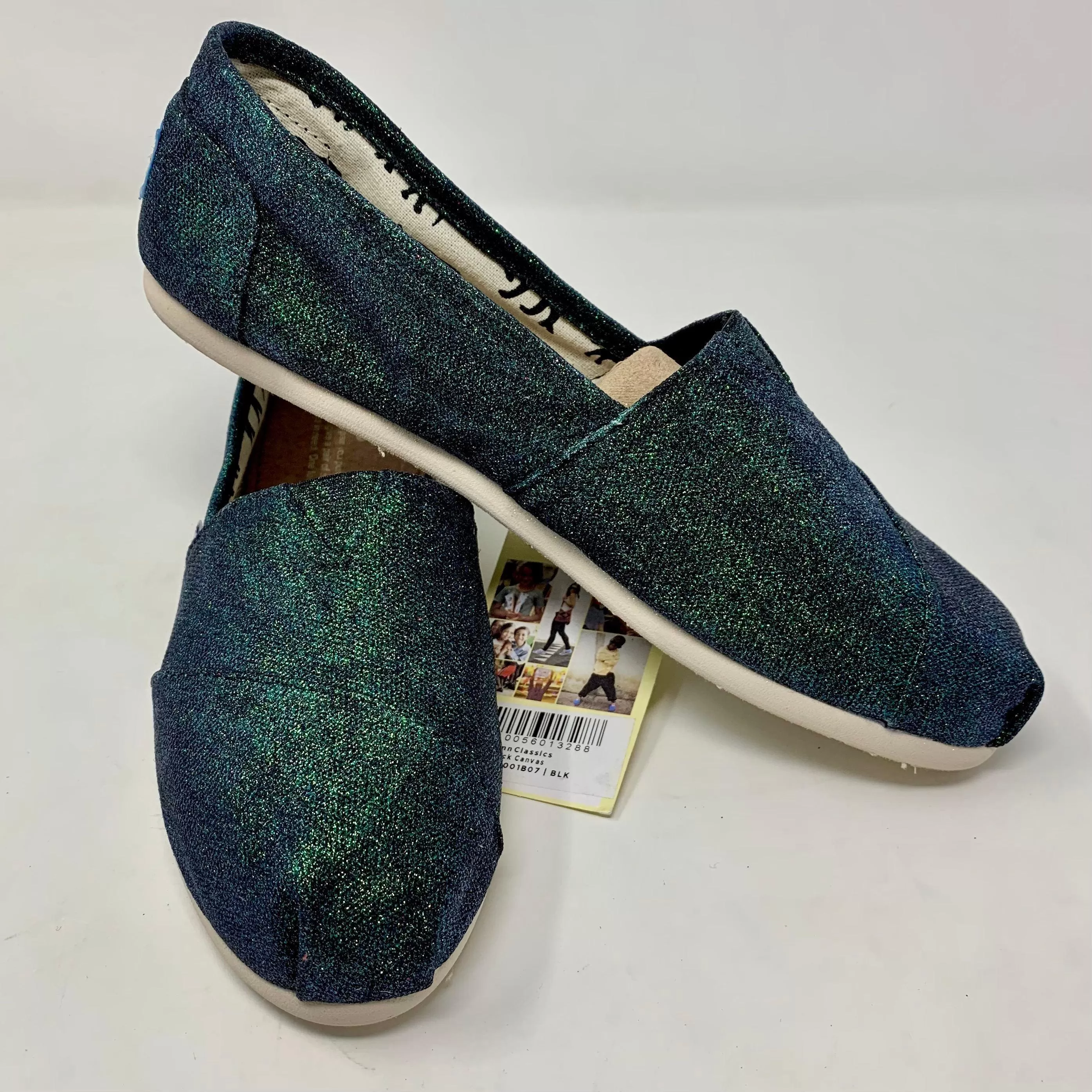 Emerald Glitter TOMS