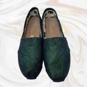 Emerald Glitter TOMS