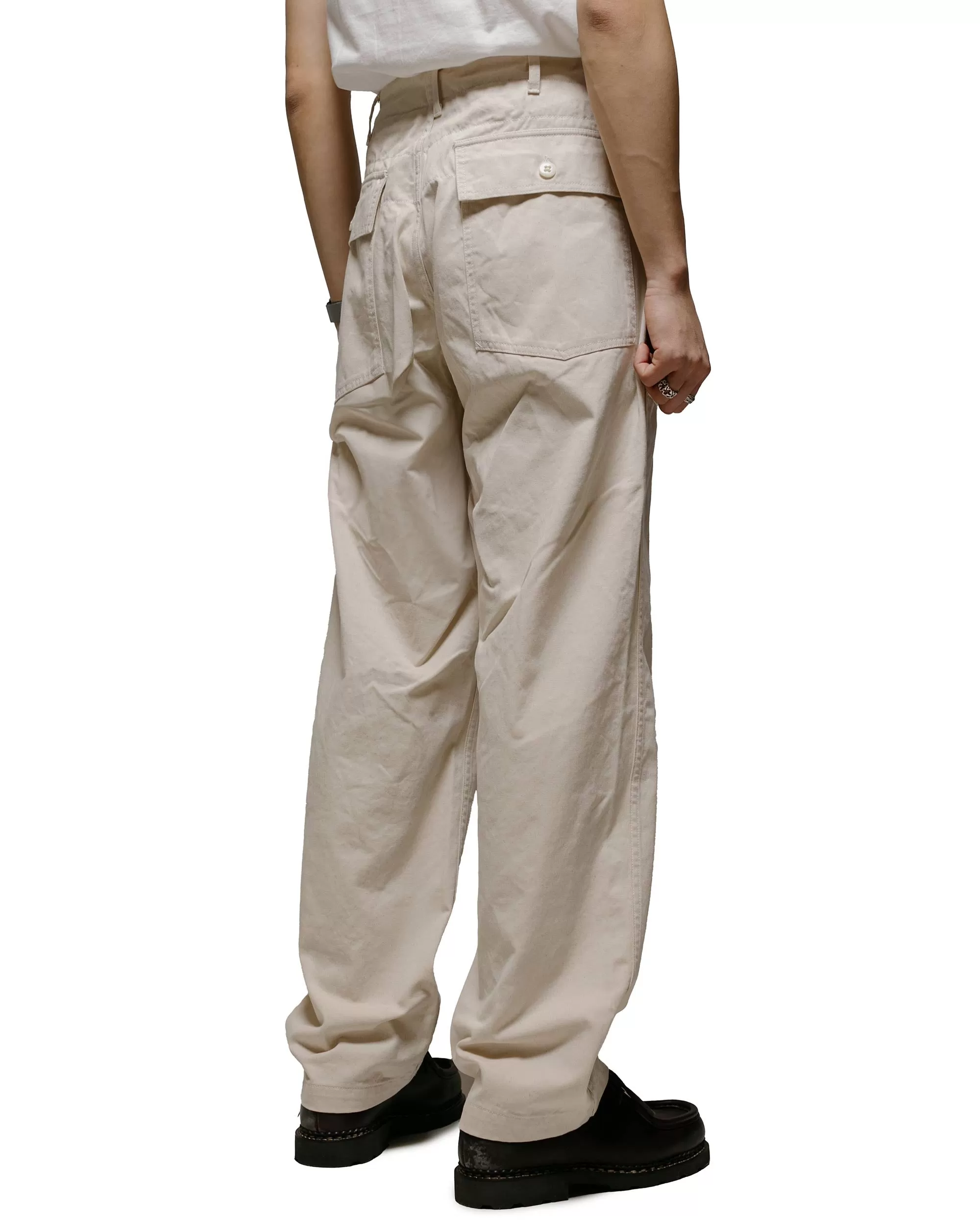 Engineered Garments Fatigue Pant Natural Chino Twill