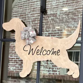 English Setter Welcome Door Hangers